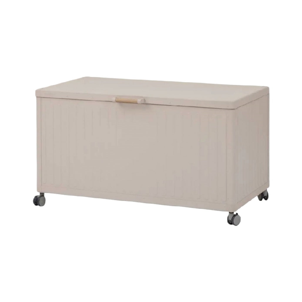Coffre de rangement en textile pour salle à manger - 88 x 44 x 46