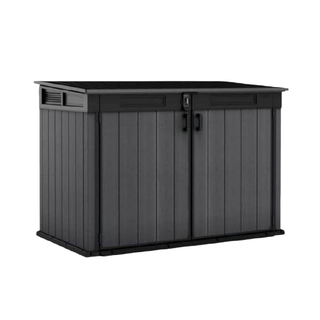 Coffre de rangement extérieur en résine - 150 x 75 x 90