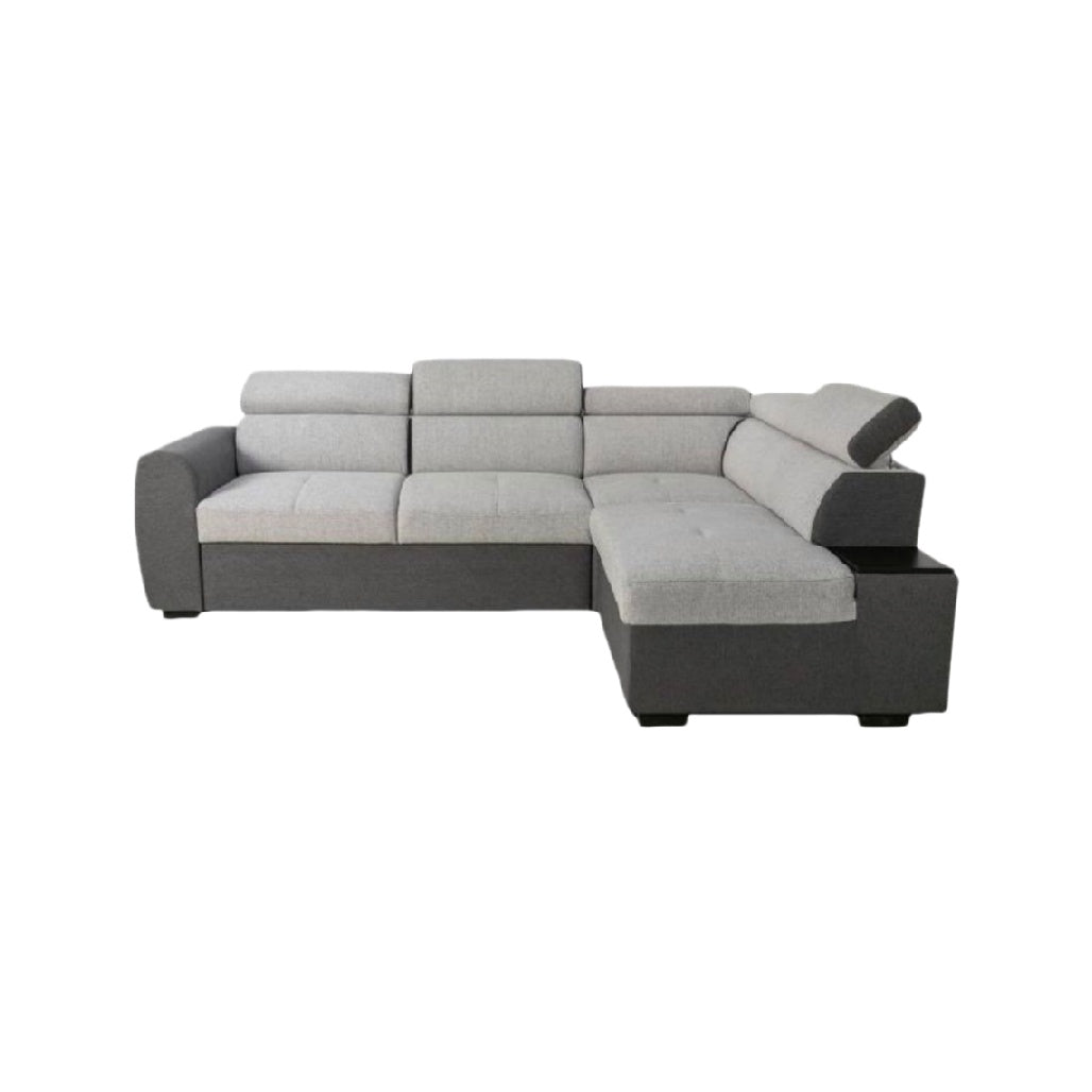 Canapé d'angle modulable en tissu pour salon -  230 x 170 x 85